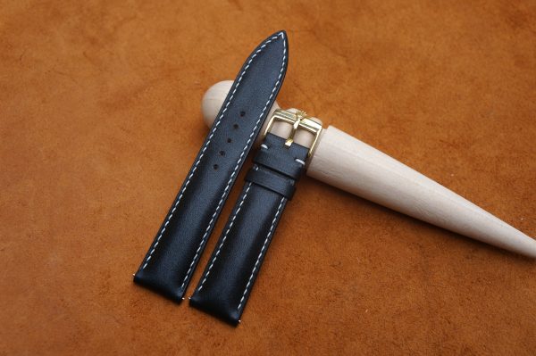 Box Calf Leather Watch Strap for Rolex 3