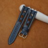 Box Calf Leather Watch Strap