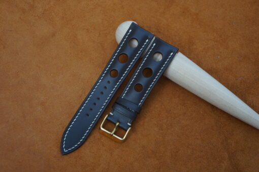 Brown Box Calf Leather Watch Strap 2 1