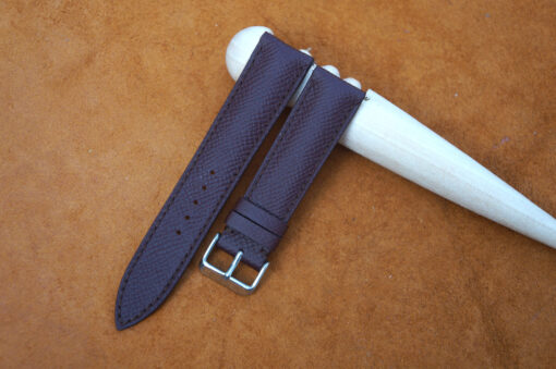 Brown Coffee Epsom Leather Watch Strap 1