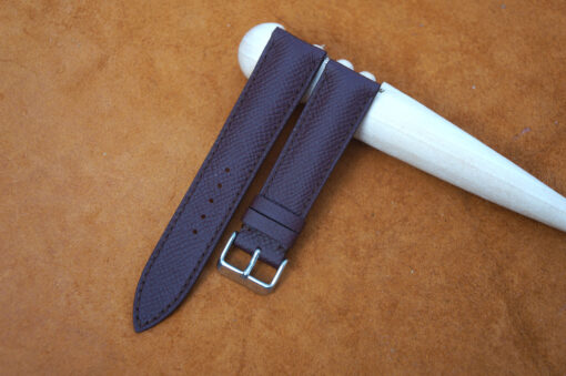 Brown Coffee Epsom Leather Watch Strap 2