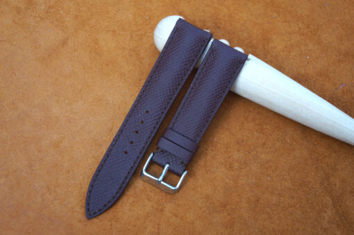 Brown Coffee Epsom Leather Watch Strap