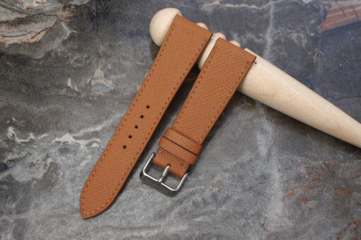 Brown Epsom Lether Watch Strap 2