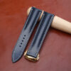 Navy Pullup Leather Watch Strap for Omega 1