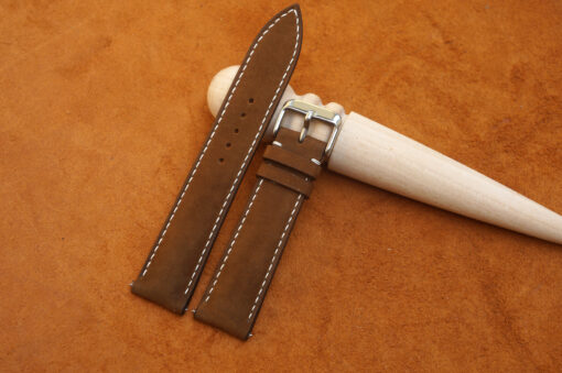 Nubuck Calfskin Leather Watch Strap 1