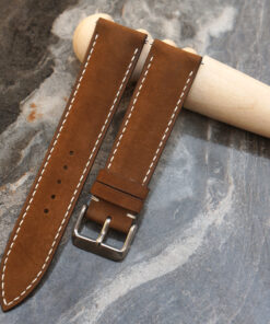 Nubuck Calfskin Leather Watch Strap 3