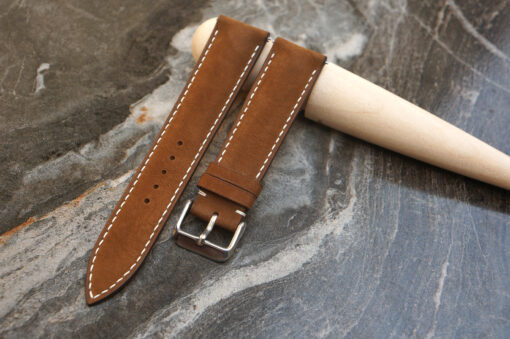 Nubuck Calfskin Leather Watch Strap 5