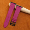 Pink Epsom Leather Watch Strap 4