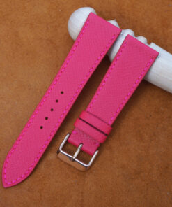 Pink Epsom Lether Watch Strap 1