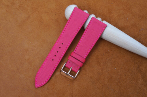 Pink Epsom Lether Watch Strap 2
