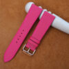 Pink Epsom Lether Watch Strap