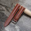 Pullup Brown Leather Watch Strap