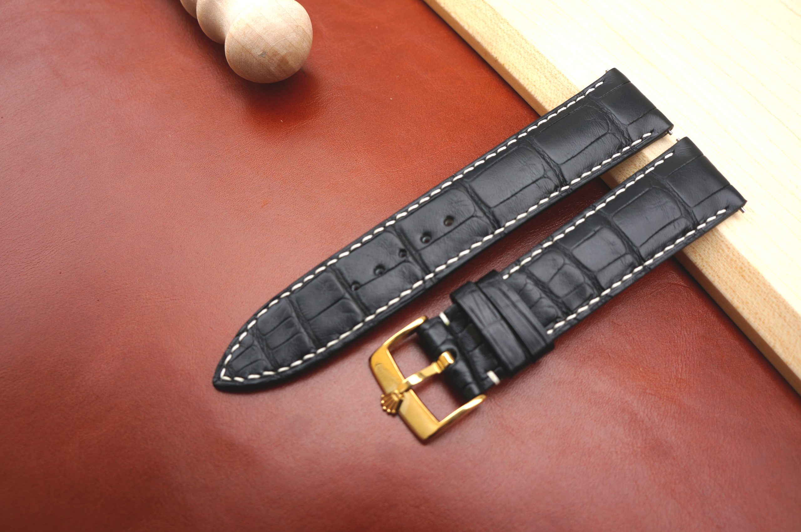 Rolex Watch Leather Strap
