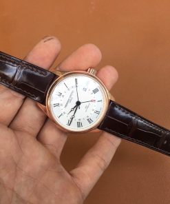brown alligator usa watch strap for Frederique Constant