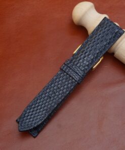 navy lizard leather watch strap 2