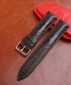 ostrich foot leather watch strap