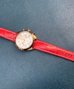 red alligator thailand watch strap for fossil