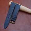 Epi leather watch strap with buckle