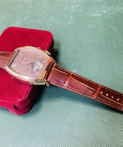 Red Alligator Leather Watch Strap for Vacheron Constantin