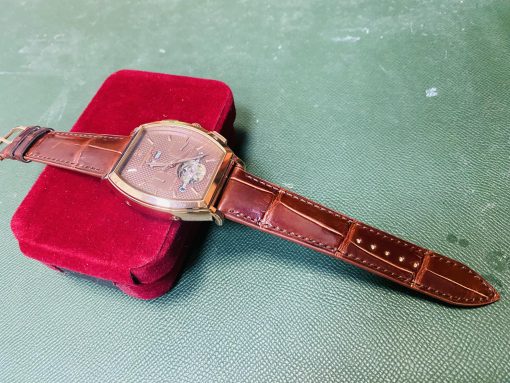 Red Alligator Leather Watch Strap for Vacheron Constantin