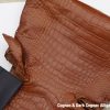 Cognac & Dark Cognac Alligator 1