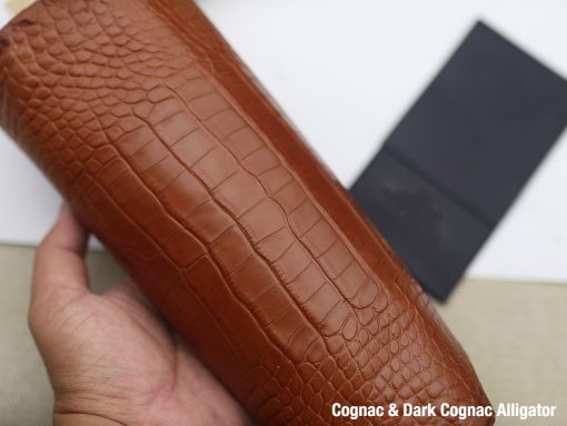 Cognac & Dark Cognac Alligator 2