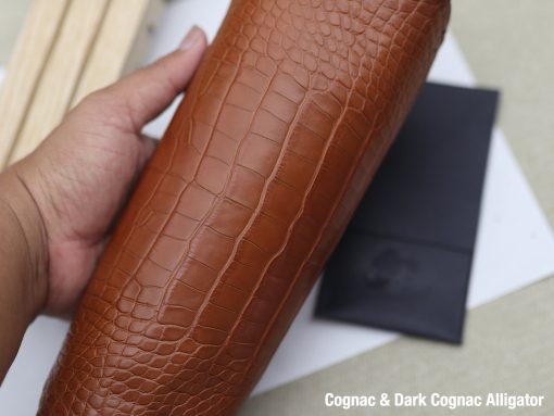 Cognac & Dark Cognac Alligator 3