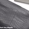 Matte Dark Grey Alligator 1