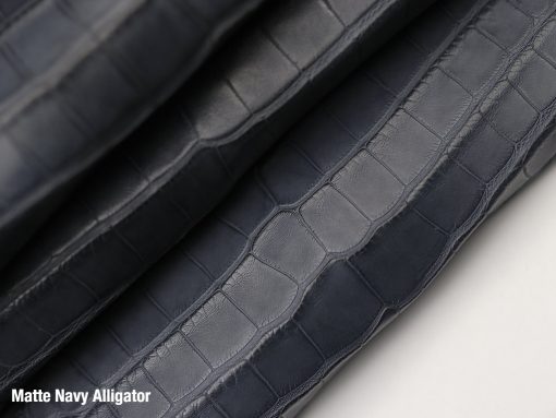 Matte Navy Alligator 1