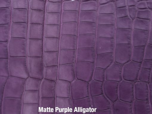 Matte Purple Alligator 1