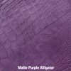 Matte Purple Alligator
