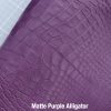 Matte Purple Alligator 2
