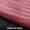 Vintage Pink Alligator